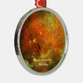 Noord-Amerikaanse Nebula Metalen Ornament (Rechts)