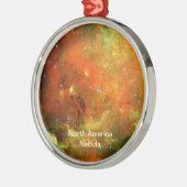 Noord-Amerikaanse Nebula Metalen Ornament (Links)
