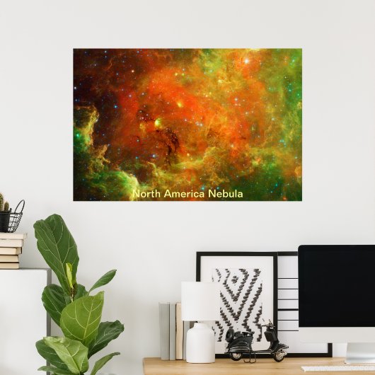 Noord-Amerikaanse Nebula Poster (Thuiskantoor)