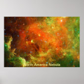 Noord-Amerikaanse Nebula Poster (Voorkant)