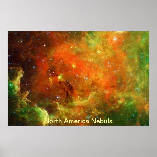 Noord-Amerikaanse Nebula Poster (Voorkant)