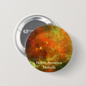 Noord-Amerikaanse Nebula Ronde Button 5,7 Cm (Voorkant /achterkant)