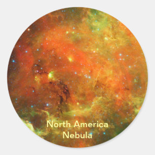 Noord-Amerikaanse Nebula Ronde Sticker