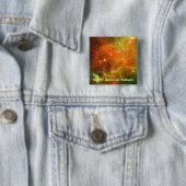 Noord-Amerikaanse Nebula Vierkante Button 5,1 Cm (In situ)