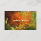 Noord-Amerikaanse Nebula Visitekaartje (Achterkant)