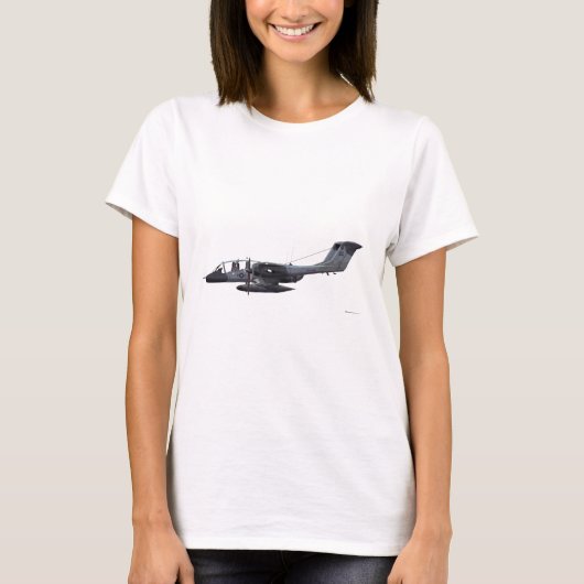 Noord-Amerikaanse OV-10A Bronco T-shirt (Voorkant)