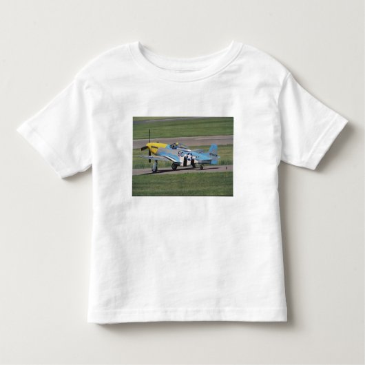 Noord-Amerikaanse P-51 D Dazzling Donna op de Kinder Shirts (Voorkant)