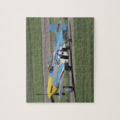 Noord-Amerikaanse P-51 D Dazzling Donna op de Legpuzzel (Verticaal)