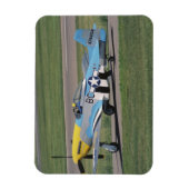 Noord-Amerikaanse P-51 D Dazzling Donna op de Magneet (Verticaal)