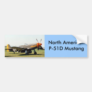 Noord-Amerikaanse P-51D Mustang Bumpersticker