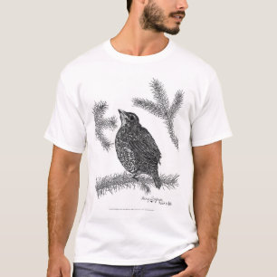 Noord-Amerikaanse Robin Pen en Ink T-shirt