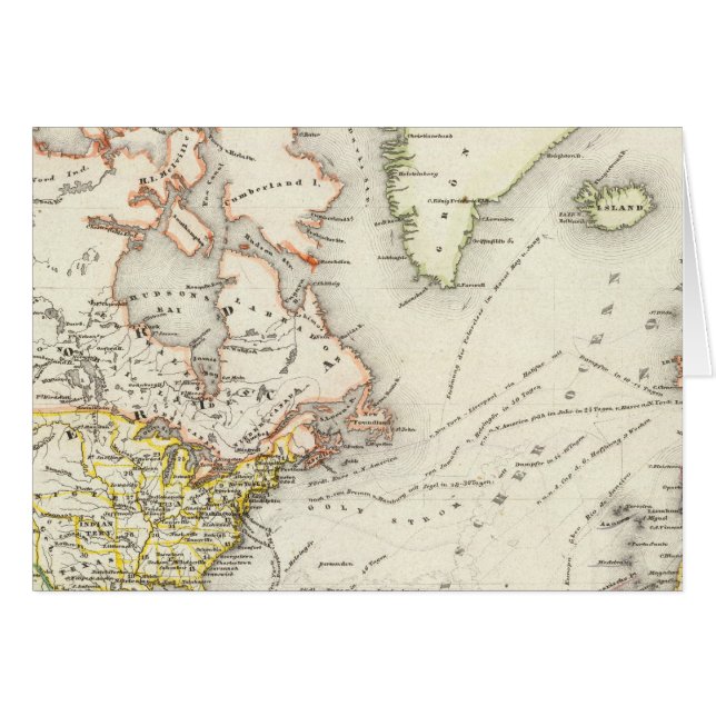 Noord-Amerikaanse scheepvaart (Voorkant Horizontaal)