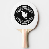 Noord-Amerikaanse stempel Tafeltennisbatje (Voorkant)