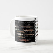 Noord-Amerikaanse Sturgeon Posters Mok (Voorkant links)