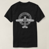 Noord-Amerikaanse T6 Tean Warbird  Vliegtuig T-shirt (Design voorkant)