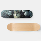 Noord-Amerikaanse Timber Wolf in Snow Skateboard (Horizontaal)
