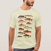 Noord-Amerikaanse vis T-shirt (Voorkant)