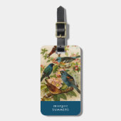 Noord-Amerikaanse vogels | Bagagelabel Gustav Mü (Voorkant verticaal)