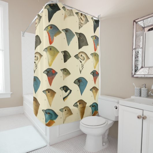 Noord-Amerikaanse vogels Douchegordijn (In situ)