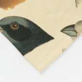 Noord-Amerikaanse vogels Fleece Deken (Hoek)