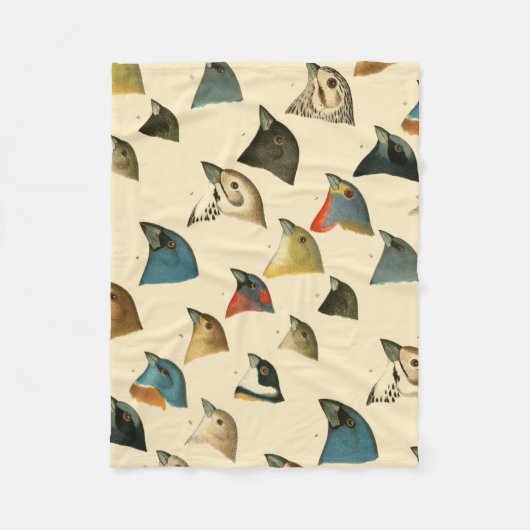 Noord-Amerikaanse vogels Fleece Deken (Voorkant)