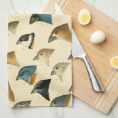 Noord-Amerikaanse vogels Theedoek (Quarter Fold)
