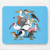 Noord-Amerikaanse Waders Muismat (Voorkant)