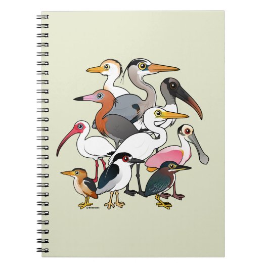 Noord-Amerikaanse Waders Notitieboek (Voorkant)