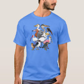 Noord-Amerikaanse Waders T-shirt (Voorkant)