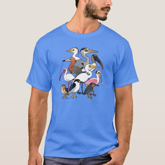 Noord-Amerikaanse Waders T-shirt (Voorkant)