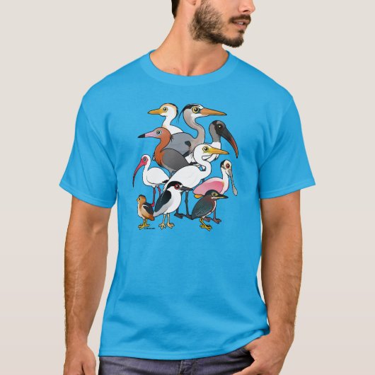 Noord-Amerikaanse Waders T-shirt (Voorkant)