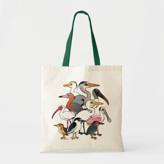 Noord-Amerikaanse Waders Tote Bag (Voorkant)
