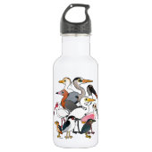 Noord-Amerikaanse Waders Waterfles (Voorkant)