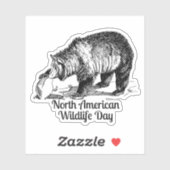 Noord-Amerikaanse Wildlife Celebration Sticker (Vel)