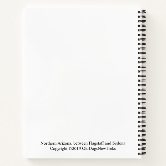 Noord-Arizona - Reizen Notitieboek (Achterkant)