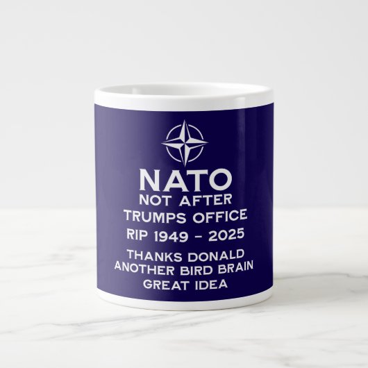 Noord-Atlantisch Verdrag Grote Koffiekop (Voorkant)