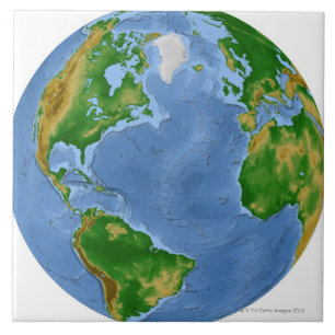 Noord-Atlantische vegetatiekaart Tegeltje