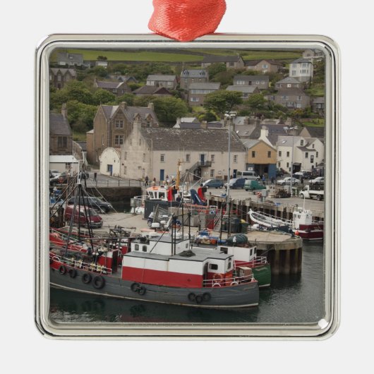 Noord-Atlantische voorhaven van Stromness Metalen Ornament (Voorkant)