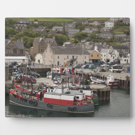 Noord-Atlantische waterhaven van Stromness Fotoplaat (Voorkant)