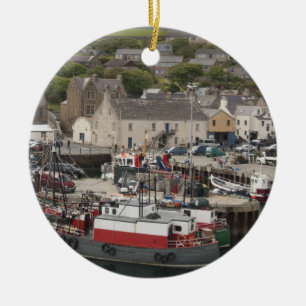 Noord-Atlantische waterhaven van Stromness Keramisch Ornament