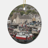 Noord-Atlantische waterhaven van Stromness Keramisch Ornament (Links)