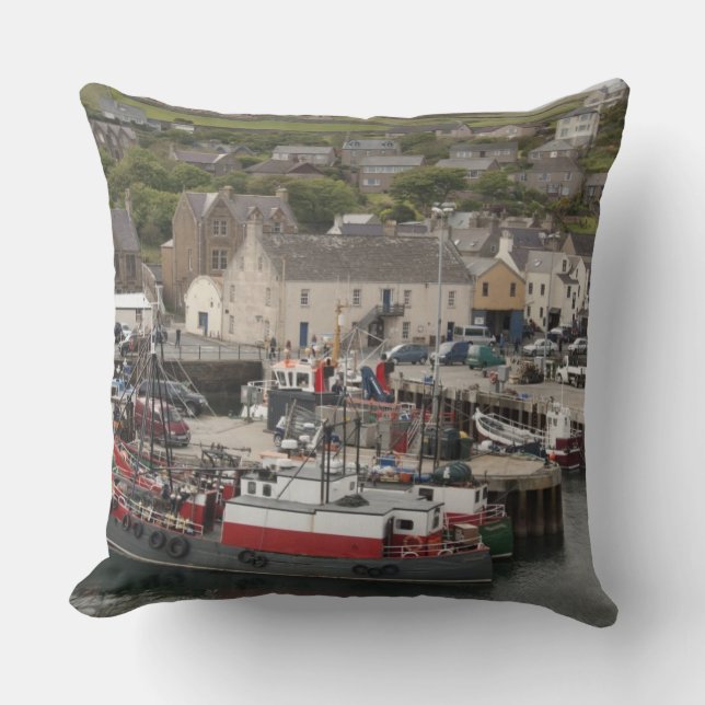 Noord-Atlantische waterhaven van Stromness Kussen (Voorkant)