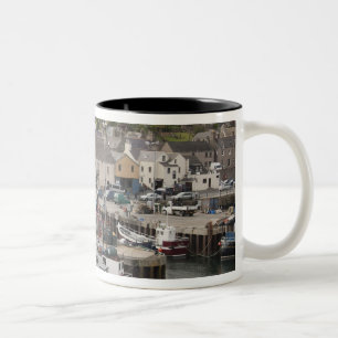 Noord-Atlantische waterhaven van Stromness Tweekleurige Koffiemok