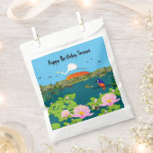 Noord-Australisch tropisch landschap, kleurrijk Bedankzakje (Geknipt)