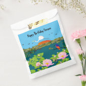 Noord-Australisch tropisch landschap, kleurrijk Bedankzakje (Gezegeld)