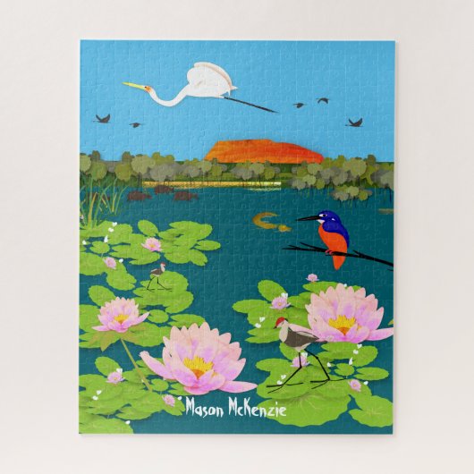 Noord-Australisch tropisch landschap Legpuzzel (Verticaal)