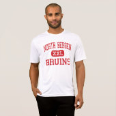 Noord-Bergen - Bruins - High - North Bergen T-shirt (Voorkant volledig)