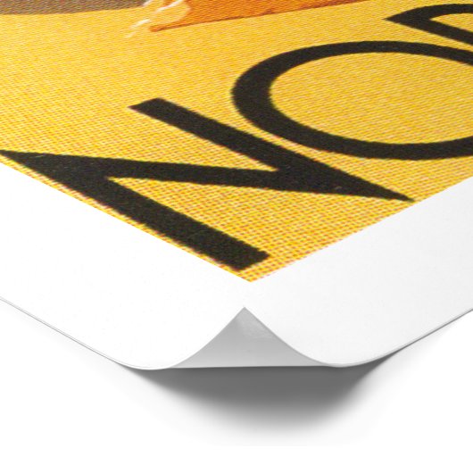 Noord-Berwick (wit) Poster (Hoek)