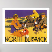 Noord-Berwick (wit) Poster (Voorkant)