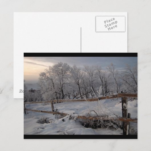 Noord-bevroren Briefkaart (Voorkant / Achterkant)